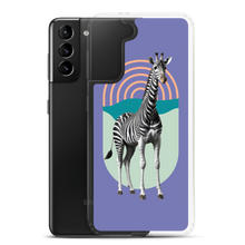 Giraffe Zebra Purple Samsung Case