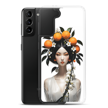 Beauty Lady with Orange Fruits Samsung Case