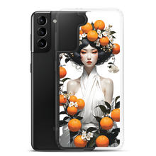 Oriental Lady with Orange Fruits Samsung Case