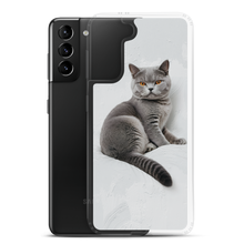 Relaxing British Shorthair Cat Samsung Case