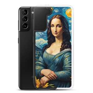 Monalisa Painting in Van Gogh Style Samsung Case