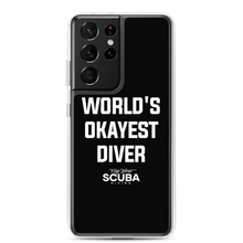 World's Okayest Diver Clear Case for Samsung®