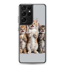 Funny Tripple Cats Samsung Case