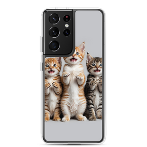 Funny Tripple Cats Samsung Case