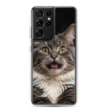 Shocked Cat Face Samsung Case