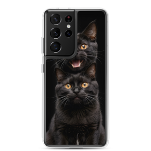 Two Black Cats Follows Samsung Case