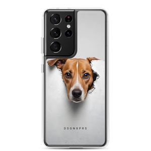 Funny Sad Dog Peep Samsung Case