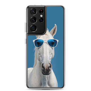 Cool Blue Horse Samsung Case