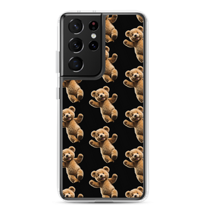 Happy Teddy Bear Pattern Samsung Case