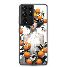 Oriental Lady with Orange Fruits Samsung Case