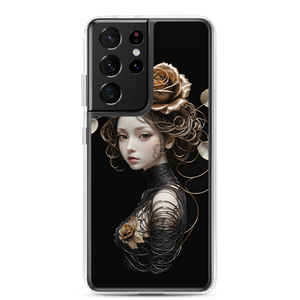 Lady Rose Copper Wire Art Samsung Case