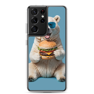 Polar Bear and Burger Samsung Case