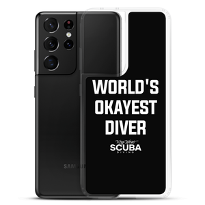 World's Okayest Diver Clear Case for Samsung®