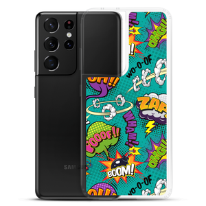 Comic Text Pattern Samsung Case