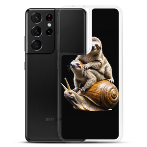 Sloth Riding A Snail Samsung Case