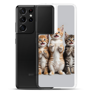 Funny Tripple Cats Samsung Case