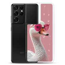 Cute Pink Swan Samsung Case