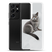 Relaxing British Shorthair Cat Samsung Case