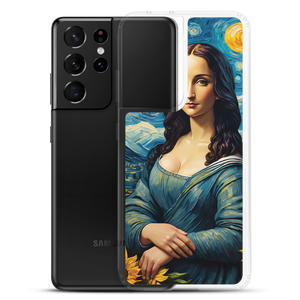 Monalisa Painting in Van Gogh Style Samsung Case