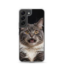 Shocked Cat Face Samsung Case