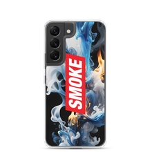 Blue Smoke Fire Samsung Case