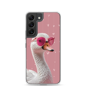 Cute Pink Swan Samsung Case