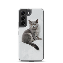 Relaxing British Shorthair Cat Samsung Case