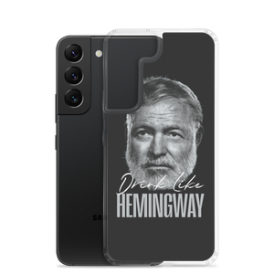 Samsung Galaxy S22 Drink Like Hemingway Portrait Clear Case for Samsung® by Design Express