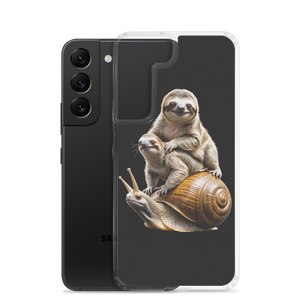 Sloth Riding A Snail Samsung Case