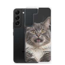 Shocked Cat Face Samsung Case