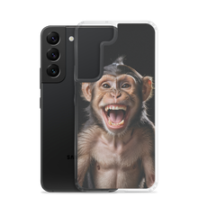 Happy Monkey Black Samsung Case