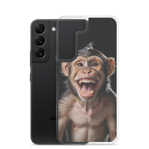 Happy Monkey Black Samsung Case