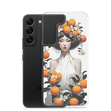 Oriental Lady with Orange Fruits Samsung Case