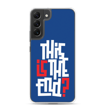 IS/THIS IS THE END? Navy Blue Reverse Samsung Phone Case