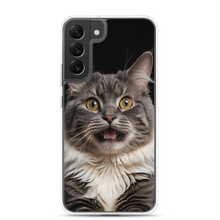 Shocked Cat Face Samsung Case