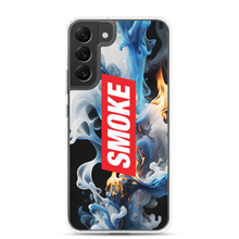 Blue Smoke Fire Samsung Case