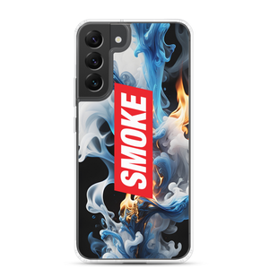 Blue Smoke Fire Samsung Case