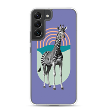 Giraffe Zebra Purple Samsung Case