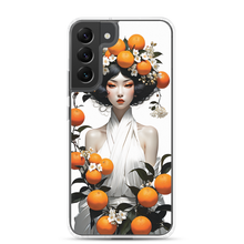 Oriental Lady with Orange Fruits Samsung Case