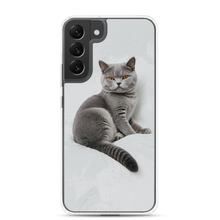 Relaxing British Shorthair Cat Samsung Case