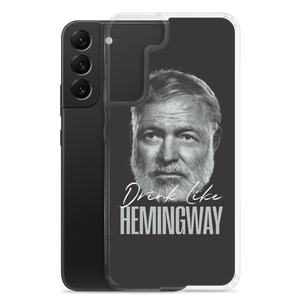 Samsung Galaxy S22 Plus Drink Like Hemingway Portrait Clear Case for Samsung® by Design Express