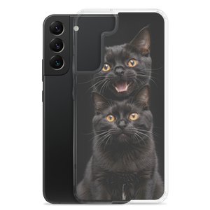 Two Black Cats Follows Samsung Case