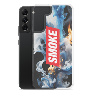 Blue Smoke Fire Samsung Case