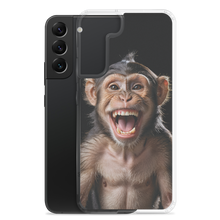 Happy Monkey Black Samsung Case