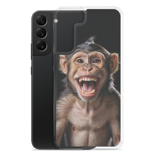 Happy Monkey Black Samsung Case