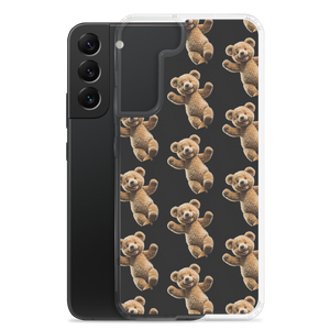 Happy Teddy Bear Pattern Samsung Case