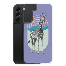 Giraffe Zebra Purple Samsung Case