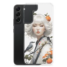 Oriental Lady with Orange and Bird Samsung Case