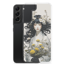 Oriental Lady with Yellow Flowers Samsung Case