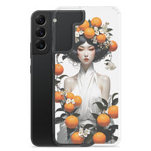 Oriental Lady with Orange Fruits Samsung Case